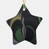 ハクナマタガーリータギフトオーロラシルバーライニング セラミックオーナメント (左)