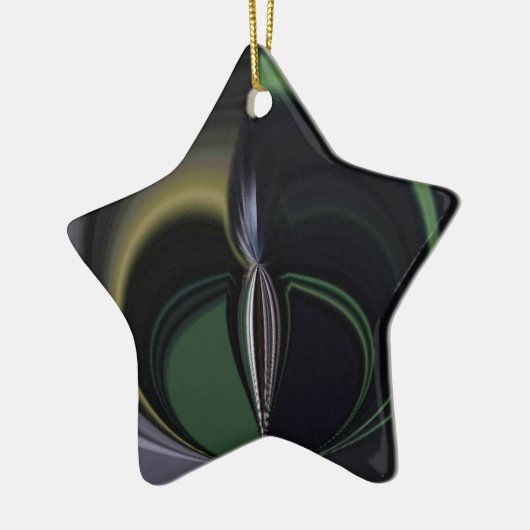 ハクナマタガーリータギフトオーロラシルバーライニング セラミックオーナメント (左)