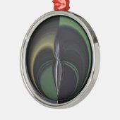 ハクナマタガーリータギフトオーロラシルバーライニング メタルオーナメント (左)