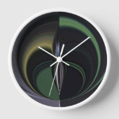 ハクナマタガーリータギフトオーロラシルバーライニング 壁時計 (正面)