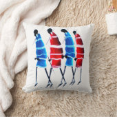 ハクナマタサファリミックス&マッチヴィンテージ枕 クッション (ブランケット)