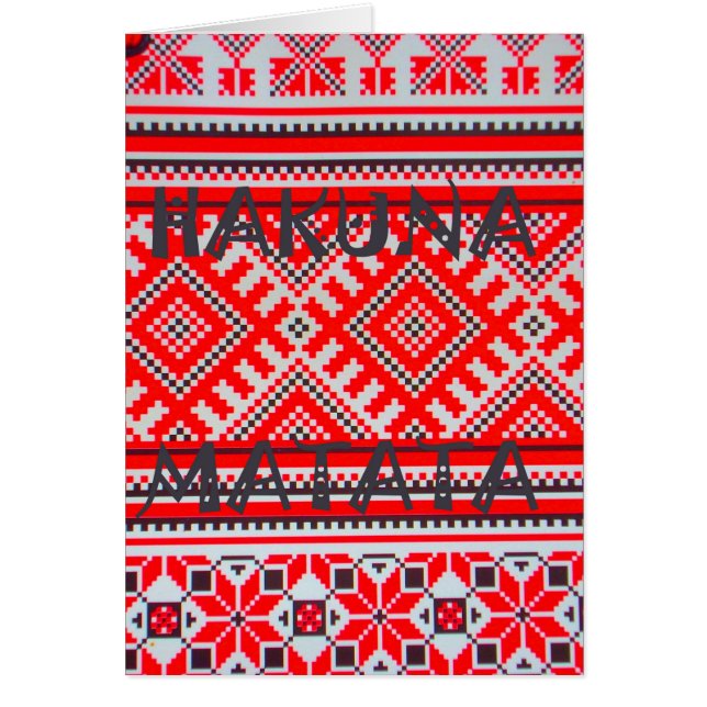 ハクナマタシームレス幾何学模様 (正面)