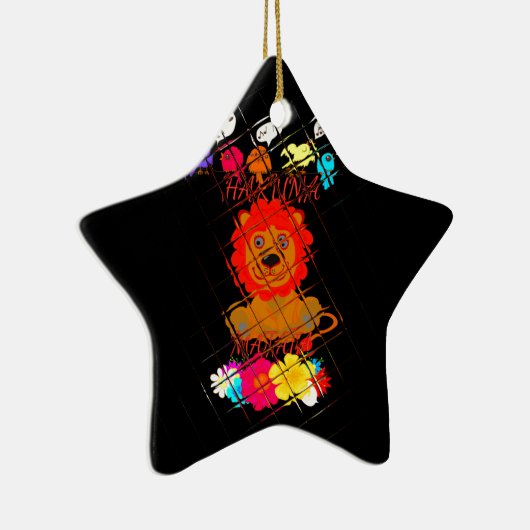 ハクナマタタかわいいベビーライオンキング セラミックオーナメント (右)