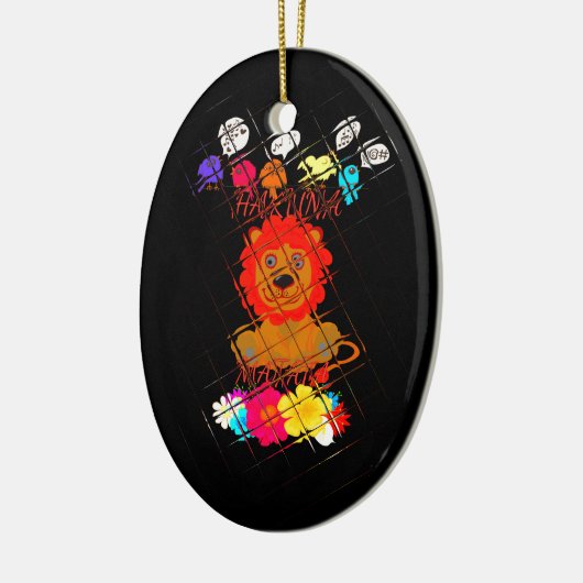 ハクナマタタかわいいベビーライオンキング セラミックオーナメント (左)