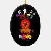 ハクナマタタかわいいベビーライオンキング セラミックオーナメント (正面)