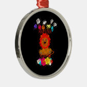 ハクナマタタかわいいベビーライオンキング メタルオーナメント (右)