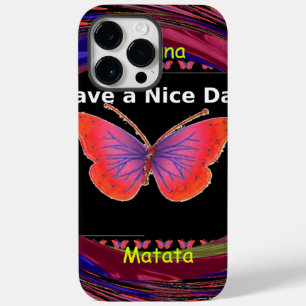 ハクナマタタアナイスデイインフィニティバタフライc Case-Mate iPhone 14 pro maxケース