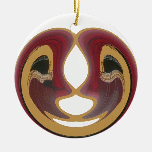 ハクナマタタアフリカントラディオナル族画像.png セラミックオーナメント (正面)