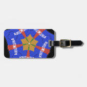 ハクナマタタイリディセント青 ラゲッジタグ (正面横)