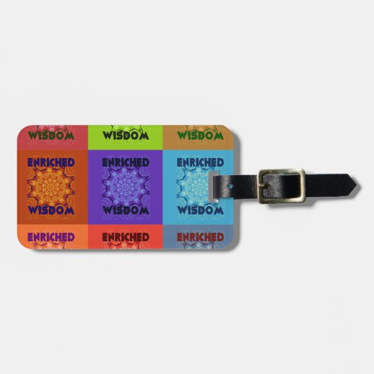 ハクナマタタウィズダム ラゲッジタグ (正面横)