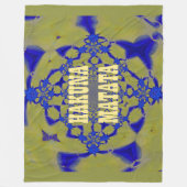 ハクナマタタカスタムフリースブランケット フリースブランケット (正面)