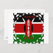 ハクナマタタカライブケニア ポストカード (正面/裏面)