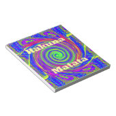 ハクナマタタカラーズデザイン鮮やかズ ノートパッド (アングル)