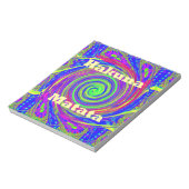 ハクナマタタカラーズデザイン鮮やかズ ノートパッド (回転)