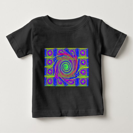 ハクナマタタカラーズデザイン鮮やかズ ベビーTシャツ (正面)