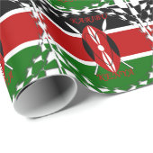 ハクナマタタカリブケニア ラッピングペーパー (ロールコーナー)