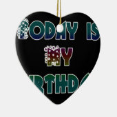 ハクナマタタギフト今日は私の誕生日.png セラミックオーナメント (右)