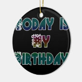 ハクナマタタギフト今日は私の誕生日.png セラミックオーナメント (左)