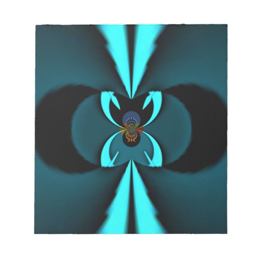 ハクナマタタギフト 青い盾 ノートパッド (正面)