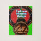 ハクナマタタケニアアートプリント ジグソーパズル (縦)