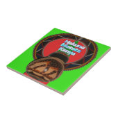 ハクナマタタケニアアートプリント タイル (側面)