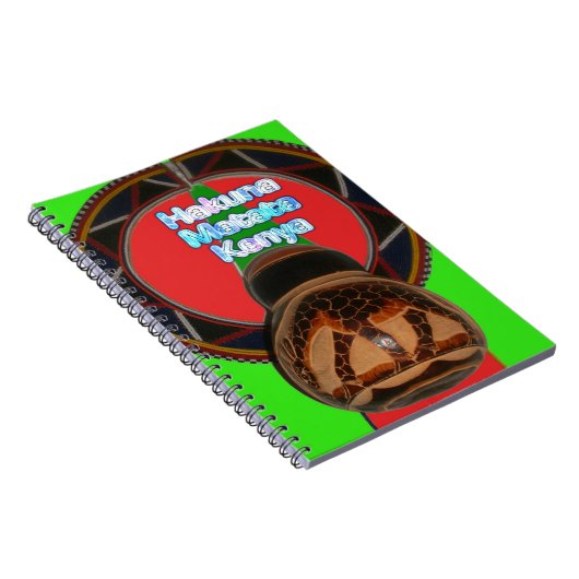 ハクナマタタケニアアートプリント ノートブック (右側)