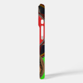 ハクナマタタケニアアートプリント Case-Mate iPhoneケース (裏面 / 左)