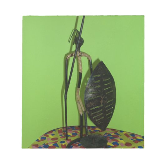 ハクナマタタケニアマサイ.JPG ノートパッド (正面)