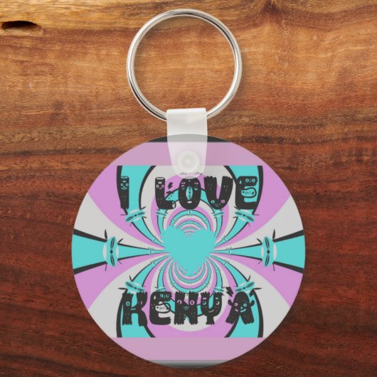 ハクナマタタケニア キーホルダー (正面)