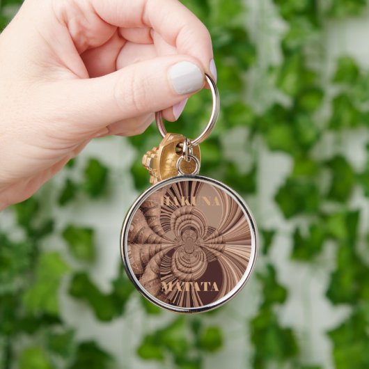 ハクナマタタケニヤジラフェサファリウイスンソーヴェーニ キーホルダー (手)