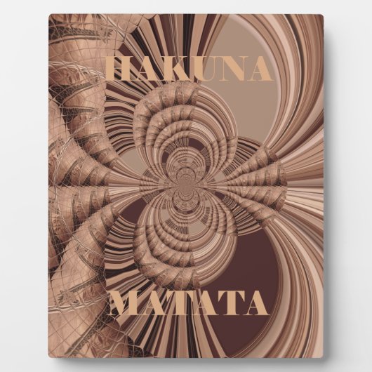 ハクナマタタケニヤジラフェサファリウイスンソーヴェーニ フォトプラーク (正面)