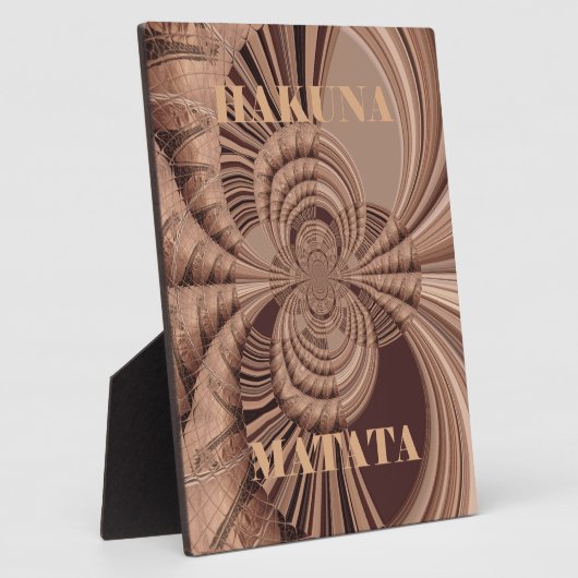 ハクナマタタケニヤジラフェサファリウイスンソーヴェーニ フォトプラーク (側面)