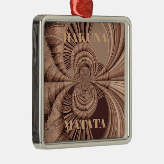 ハクナマタタケニヤジラフェサファリウイスンソーヴェーニ メタルオーナメント (右)