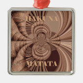 ハクナマタタケニヤジラフェサファリウイスンソーヴェーニ メタルオーナメント (正面)