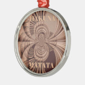 ハクナマタタケニヤジラフェサファリウイスンソーヴェーニ メタルオーナメント (左)