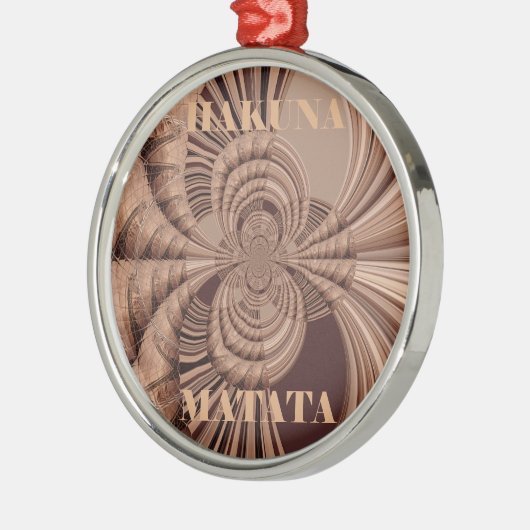 ハクナマタタケニヤジラフェサファリウイスンソーヴェーニ メタルオーナメント (左)