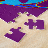 「ハクナマタタケニヤ」バタフライアートプリント/グラフィック ジグソーパズル (側面)