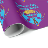 「ハクナマタタケニヤ」バタフライアートプリント/グラフィック ラッピングペーパー (ロールコーナー)