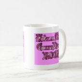 ハクナマタタコミュニケーションロックスアートプリント コーヒーマグカップ (正面右)