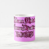 ハクナマタタコミュニケーションロックスアートプリント コーヒーマグカップ (中央)