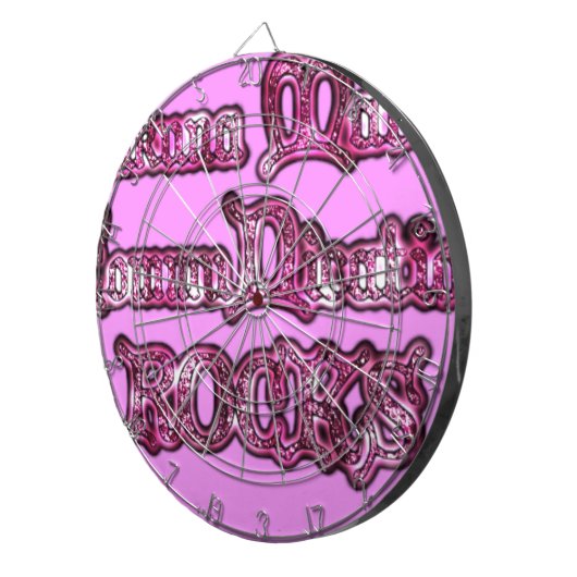 ハクナマタタコミュニケーションロックスアートプリント ダーツボード (正面右)