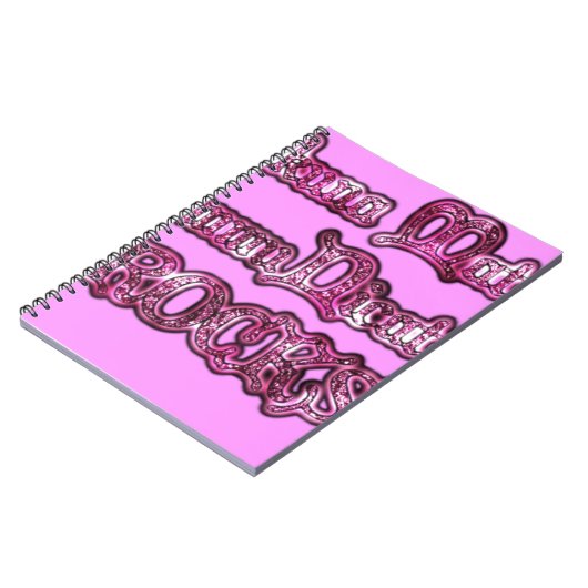 ハクナマタタコミュニケーションロックスアートプリント ノートブック (左側)