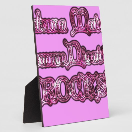 ハクナマタタコミュニケーションロックスアートプリント フォトプラーク (側面)