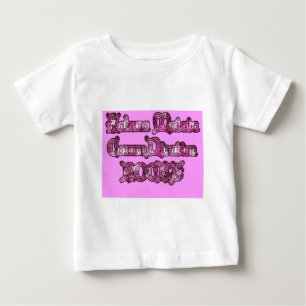 ハクナマタタコミュニケーションロックスアートプリント ベビーTシャツ
