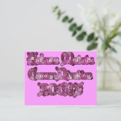 ハクナマタタコミュニケーションロックスアートプリント ポストカード (スタンド正面)