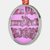 ハクナマタタコミュニケーションロックスアートプリント メタルオーナメント (左)