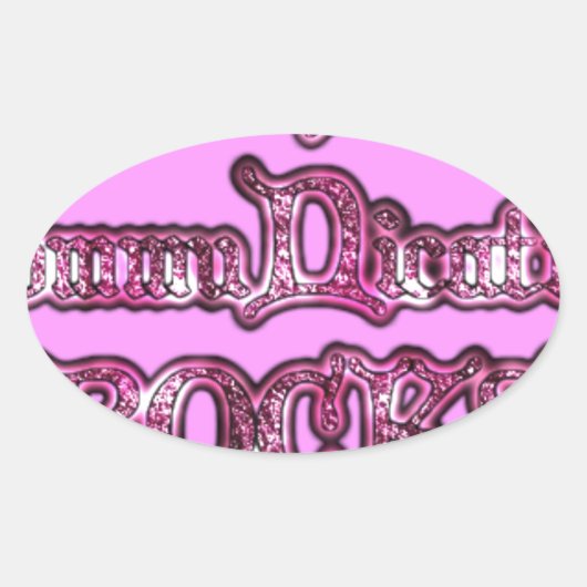 ハクナマタタコミュニケーションロックスアートプリント 楕円形シール (正面)