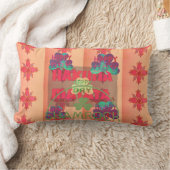 ハクナマタタシャムロックの若いクローバー文字 ランバークッション (ブランケット)