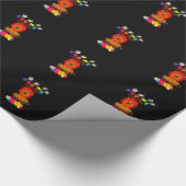 ハクナマタタタカワイイベビーライオンキングデザイン ラッピングペーパー (角)