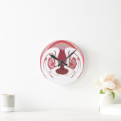 ハクナマタタデザイン ラウンド壁時計 (ホーム)